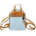 RUCSAC DIN PIELE NATURALĂ LORELLA ALBASTRU/ MARO Cod 9011