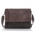 Geantă umăr Paolo Peruzzi maro aventura piele naturală +  cordura COD 1407-B