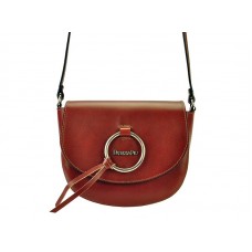 Geantă femei Patrizia Piu piele naturală maro COD 418-031 mr