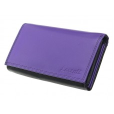 Portofel Lorenti violet piele naturală COD LT-04-CCFc