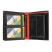 Portofel bărbaţi Harvey Miller Polo Club piele naturală negru COD 8PL03 ng