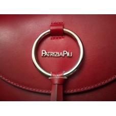 Geantă femei Patrizia Piu piele naturală roşie COD 418-031 rs