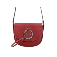 Geantă femei Patrizia Piu piele naturală roşie COD 418-031 rs