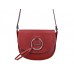 Geantă femei Patrizia Piu piele naturală roşie COD 418-031 rs