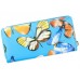 Portofel piele ecologică albastru Jessica COD 186-14alb