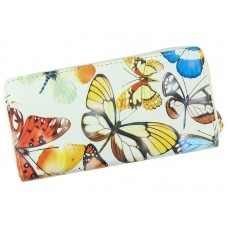 Portofel piele ecologică alb  Jessica COD 186-14a