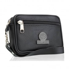 Borseta mica neagra din piele naturala betlewski  bsg-15 COD 9530