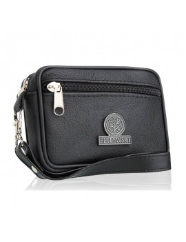 Borseta mica neagra din piele naturala betlewski  bsg-15 COD 9530
