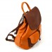 Rucsac din piele naturală Camel / maro vp098cm