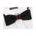 Set papion bărbați negru / roşu si batista COD 6725