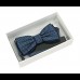 Set papion bărbați albastru / bleumarin şi batistă COD 6769
