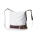 GEANTĂ - RUCSAC  PIELE NATURALĂ CATERINA ALB / MARO  COD  F300S