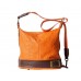 GEANTĂ - RUCSAC  PIELE NATURALĂ CATERINA ORANJ / MARO COD F300S