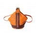GEANTĂ - RUCSAC  PIELE NATURALĂ CATERINA ORANJ / MARO COD F300S