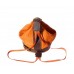 GEANTĂ - RUCSAC  PIELE NATURALĂ CATERINA ORANJ / MARO COD F300S