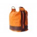 GEANTĂ - RUCSAC  PIELE NATURALĂ CATERINA ORANJ / MARO COD F300S