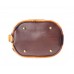 GEANTĂ - RUCSAC  PIELE NATURALĂ CATERINA ORANJ / MARO COD F300S