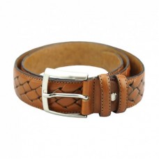 CUREA  PIELE NATURALĂ SPECIAL 35 MM MARO ÎNCHIS COD F00335