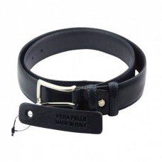 CUREA  PIELE NATURALĂ  PYRAMIDE 35 MM ALBASTRU ÎNCHIS COD F02435