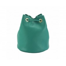 Rucsac piele naturală ILARIA TURCOAZ COD F9124