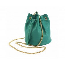 Rucsac piele naturală ILARIA TURCOAZ COD F9124