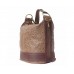 GEANTĂ - RUCSAC  PIELE NATURALĂ CATERINA CAPUCINO / MARO  COD  F300S