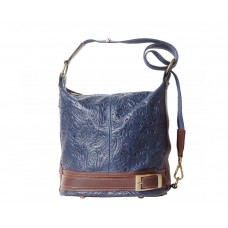 GEANTĂ - RUCSAC  PIELE NATURALĂ CATERINA ALBASTRU ÎNCHIS / MARO  COD  F300S