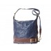GEANTĂ - RUCSAC  PIELE NATURALĂ CATERINA ALBASTRU ÎNCHIS / MARO  COD  F300S