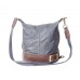 GEANTĂ - RUCSAC  PIELE NATURALĂ CATERINA  GRI / MARO COD  F300S