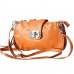 GEANTĂ “ BE EXCLUSIVE “ PIELE NATURALĂ  MARO DESCHIS COD F8611