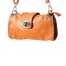 GEANTĂ “ BE EXCLUSIVE “ PIELE NATURALĂ  MARO DESCHIS COD F8611
