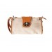 GEANTĂ “ BE EXCLUSIVE “  PIELE NATURALĂ BEJ / MARO DESCHIS COD F8611