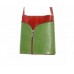 GEANTĂ  PIELE NATURALĂ "FLORENCE" CROSSBODY VERDE / MARO COD F203
