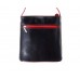 GEANTĂ  PIELE NATURALĂ "FLORENCE" CROSSBODY ROŞU / NEGRU COD F203