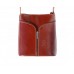 GEANTĂ  PIELE NATURALĂ "FLORENCE" CROSSBODY MARO COD F203