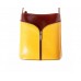 GEANTĂ  PIELE NATURALĂ "FLORENCE" CROSSBODY GALBENĂ / MARO COD F203