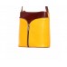 GEANTĂ  PIELE NATURALĂ "FLORENCE" CROSSBODY GALBENĂ / MARO COD F203