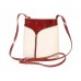 GEANTĂ  PIELE NATURALĂ "FLORENCE" CROSSBODY BEJ / MARO COD F203