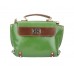 GEANTĂ  PIELE NATURALĂ DE MÂNĂ KENSINGTON COD F213 VERDE îNCHIS / MARO