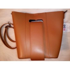 Geantă din piele naturală camel cod 5038 