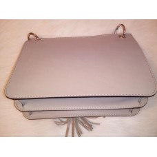 Gentă de umăr din piele naturală bej cod 5553 
