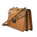 Geantă piele naturală în Piton imprimat cod 5585 camel