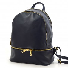 Rucsac piele naturală albastru COD vp533